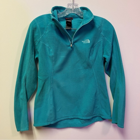 The North Face: Blue Zip Jacket Pullover - Picture 12 of 12